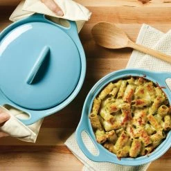 Bakeware, 3-Piece, Agave Blue, Bakeware Set by Rachael Ray -Cheap Bakeware Store agave blue rachael ray bakeware sets 48425 31 1000