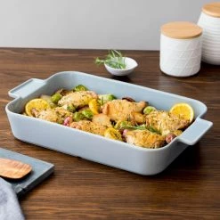 5 Qt. 10 in. x 15 in. Rectangle Stoneware Baker by Corningware -Cheap Bakeware Store ash corningware baking dishes 1136577 4f 1000