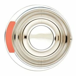 Pantryware Stainless Steel Nesting Mixing Bowls Set, 3-Piece, Silver with Color Accent Handles by Ayesha Curry -Cheap Bakeware Store assorted ayesha curry mixing bowls 48430 44 1000