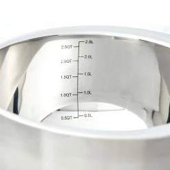 Pantryware Stainless Steel Nesting Mixing Bowls Set, 3-Piece, Silver with Color Accent Handles by Ayesha Curry -Cheap Bakeware Store assorted ayesha curry mixing bowls 48430 4f 1000