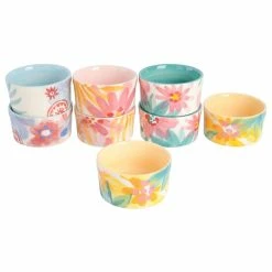 Goji Blossom 8-Piece 6.5 oz. Ramekins Set in Assorted Designs by Spice BY TIA MOWRY -Cheap Bakeware Store assorted bakeware sets 985118436m 4f 1000