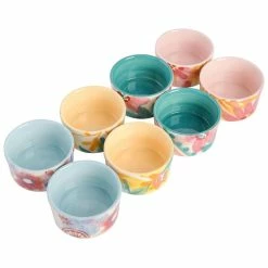 Goji Blossom 8-Piece 6.5 oz. Ramekins Set in Assorted Designs by Spice BY TIA MOWRY -Cheap Bakeware Store assorted bakeware sets 985118436m c3 1000