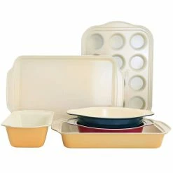 Savory Saffron 6-Piece Ceramic Nonstick Bakeware Set in Multi by Spice BY TIA MOWRY