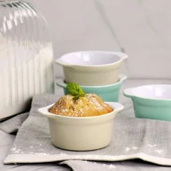 4-Piece Stoneware Ramekin Set in Assorted Colors Blue and Grey by MARTHA STEWART -Cheap Bakeware Store assorted bakeware sets 985118741m fa 1000