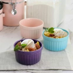 Thornburg 3-Piece 12 oz. Stoneware Ramekin Set in Assorted Colors by Crock-Pot -Cheap Bakeware Store assorted crock pot bakeware sets 985118081m 31 1000