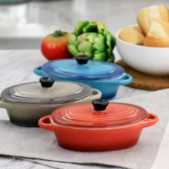 Wexford 3-Piece 6.7 oz Stoneware Mini Oval Casserole Set in Assorted Colors by Crock-Pot -Cheap Bakeware Store assorted crock pot casserole dishes 985118096m 31 1000