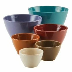 Cucina Melamine Nesting Measuring Cups, 6-Piece, Assorted Colors by Rachael Ray