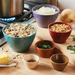 Cucina Melamine Nesting Measuring Cups, 6-Piece, Assorted Colors by Rachael Ray -Cheap Bakeware Store assorted rachael ray measuring cups measuring spoons 48172 76 1000