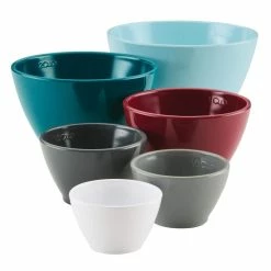 Create Delicious Melamine Nesting Measuring Cups, 6-Piece, Assorted Colors by Rachael Ray