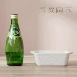 Ceramic 4-Piece 10.14 fl. oz. Rectangular Ramekin Dish (Set of 4) by MALACASA -Cheap Bakeware Store bake mini 001 malacasa bakeware sets bake mini 001 4f 1000