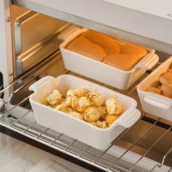 4-Piece Porcelain 7 fl.oz. Rectangle Ramekin Dish Set by MALACASA 12 4-Piece Porcelain 7 fl.oz. Rectangle Ramekin Dish Set by MALACASA -Cheap Bakeware Store bake mini 005 malacasa bakeware sets bake mini 005 44 1000