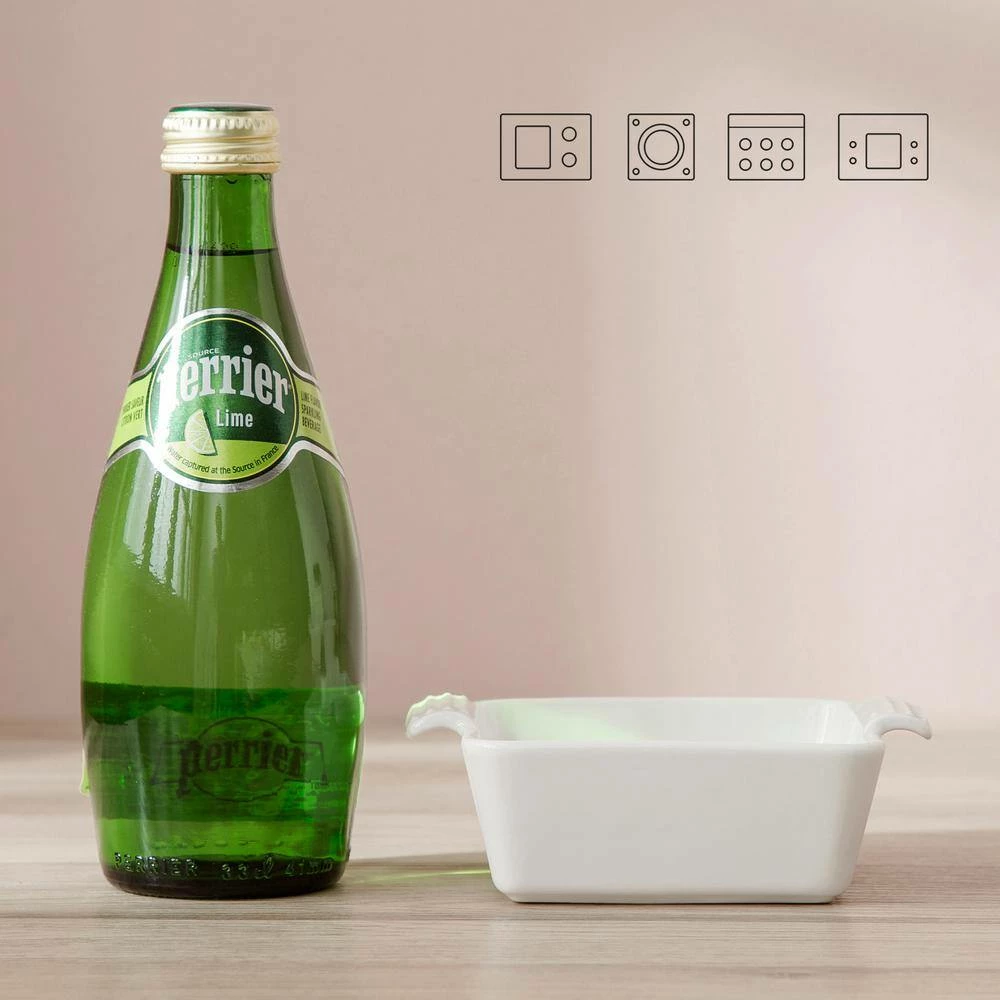 6-Piece Porcelain 7 fl.oz. Square Ramekin Dish Set with Double Handle by MALACASA 4 6-Piece Porcelain 7 fl.oz. Square Ramekin Dish Set with Double Handle by MALACASA - Image 4