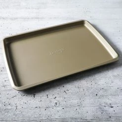 19.75 in. x 14 in. Steel Rectangle Cookie Sheet in Gold by Unbranded -Cheap Bakeware Store baking sheets 985118579m 4f 1000