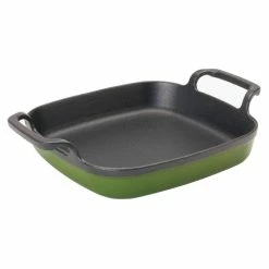 8 in. Enameled Cypress Green Baking Dish by Bayou Classic