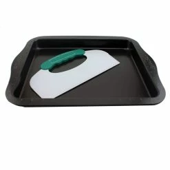 Perfect Slice Carbon Steel Cookie Sheet with Cutting Tool by BergHOFF