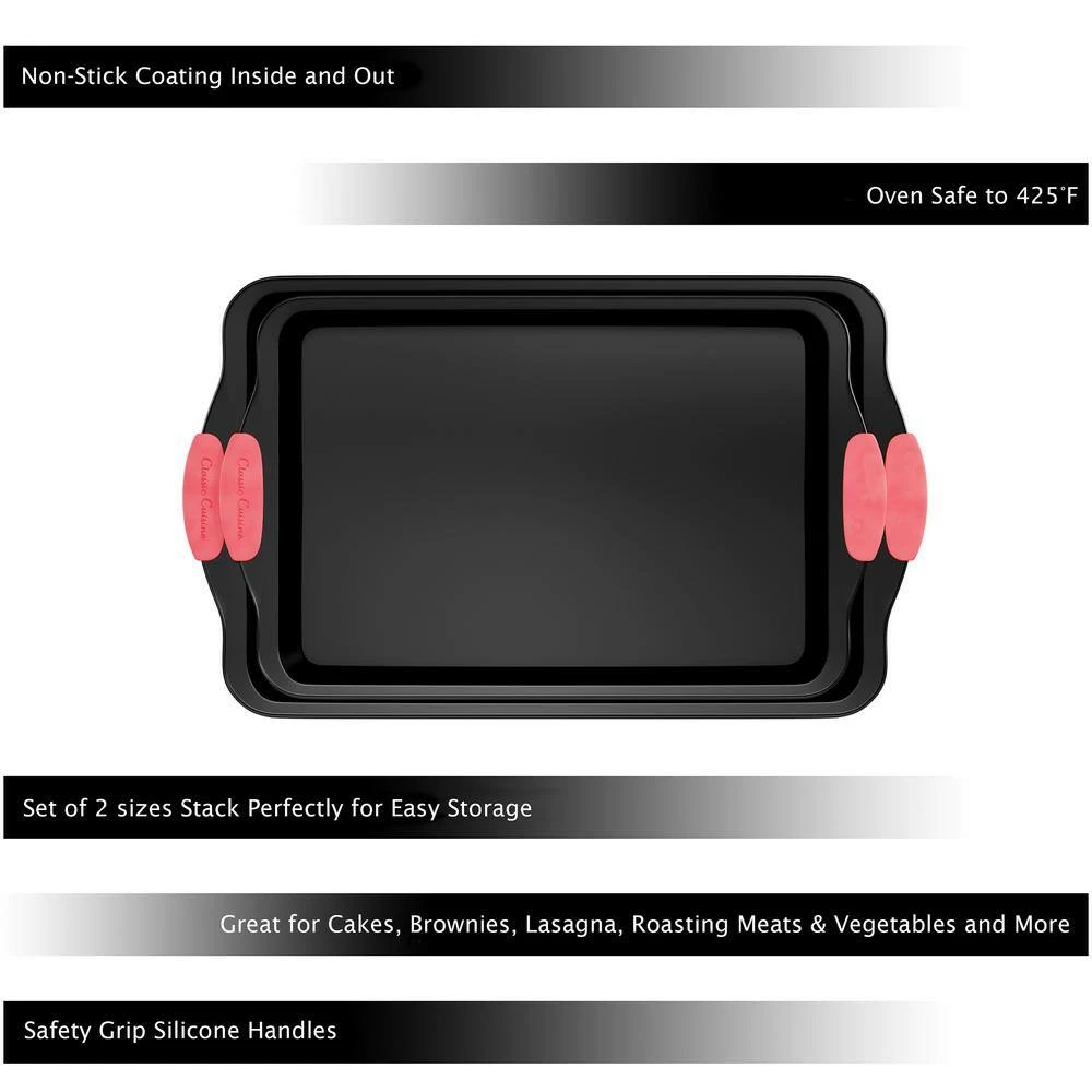 2-Piece Nonstick Baking Pan Set by Unbranded 3 2-Piece Nonstick Baking Pan Set by Unbranded - Image 3