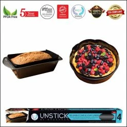 Reusable Cake & Loaf Liners by Unbranded -Cheap Bakeware Store black bread pans loaf pans 36670 76 1000