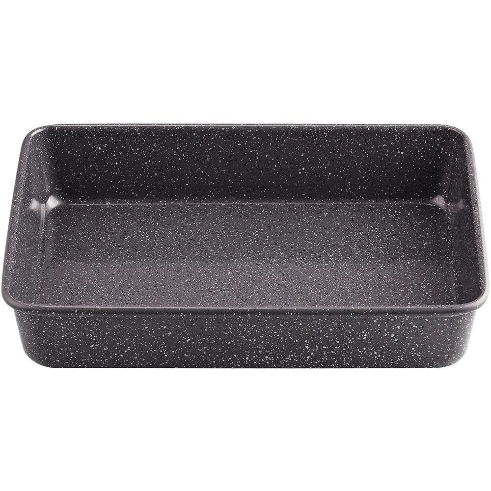 6-Piece Black Heavy Gauge, Cake/Cookie/Muffin/Loaf Nonstick Bakeware Set by Cook N Home 3 6-Piece Black Heavy Gauge, Cake/Cookie/Muffin/Loaf Nonstick Bakeware Set by Cook N Home - Image 3