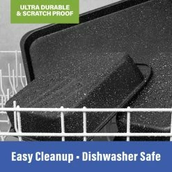 StackMaster 6-Piece Carbon Steel Diamond Infused Nonstick Space Saving Stackable Bakeware Set by GRANITESTONE 13 StackMaster 6-Piece Carbon Steel Diamond Infused Nonstick Space Saving Stackable Bakeware Set by GRANITESTONE -Cheap Bakeware Store black granitestone bakeware sets 7290 76 1000