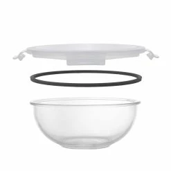 JoyFul 5 Glass Mixing Bowls With Lids - Black by JoyJolt 13 JoyFul 5 Glass Mixing Bowls With Lids - Black by JoyJolt -Cheap Bakeware Store black joyjolt mixing bowls jw10515 76 1000