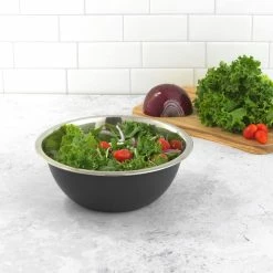 JoyFul 6-Piece Stainless Steel Black Mixing Bowl Set by JoyJolt -Cheap Bakeware Store black joyjolt mixing bowls jw10524 44 1000