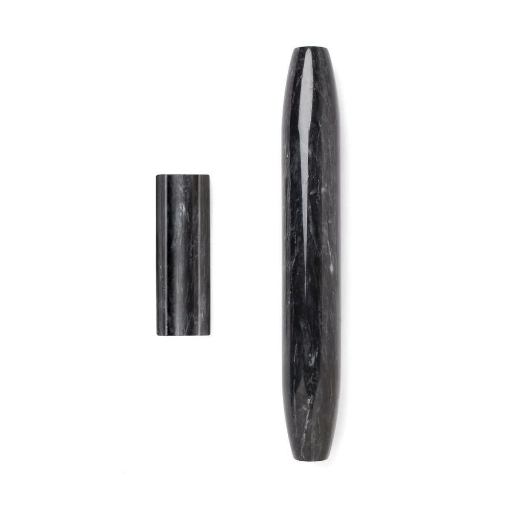 12 in. Black with Base Marble Tapered Rolling Pin by Fox Run 5 12 in. Black with Base Marble Tapered Rolling Pin by Fox Run - Image 5