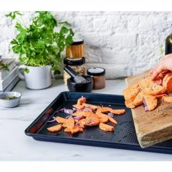 Steel Nonstick 5-Piece Bakeware Set by Blue Diamond -Cheap Bakeware Store blue blue diamond bakeware sets cc004065 001 4f 1000