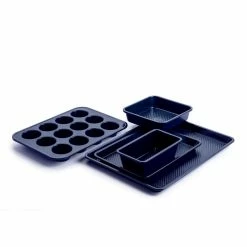 Steel Nonstick 5-Piece Bakeware Set by Blue Diamond