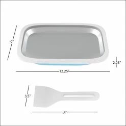 Ice Cream Roller Plate Anti Griddle Pan 3 Piece Set by Classic Cuisine 11 Ice Cream Roller Plate Anti Griddle Pan 3 Piece Set by Classic Cuisine -Cheap Bakeware Store blue classic cuisine bakeware sets hw031075 4f 1000