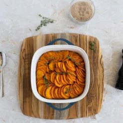 8 in. x 8 in. Blue Cast Aluminum Baker with Lid by Corningware -Cheap Bakeware Store blue corningware baking dishes 1143630 44 1000