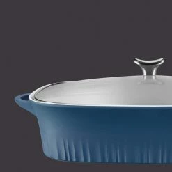 9 in. x 13 in. Blue Cast Aluminum Baker with Lid by CorningWare -Cheap Bakeware Store blue corningware baking dishes 1143671 4f 1000