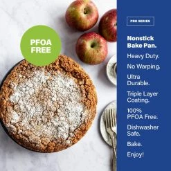 Pro Classic Blue 9 in. 0.8MM Gauge Diamond and Mineral Infused Nonstick Round Baking Pan by Granite Stone Diamond -Cheap Bakeware Store blue granite stone diamond standard cake pans 7205 1f 1000