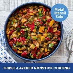 Pro Classic Blue 9 in. 0.8MM Gauge Diamond and Mineral Infused Nonstick Round Baking Pan by Granite Stone Diamond -Cheap Bakeware Store blue granite stone diamond standard cake pans 7205 4f 1000