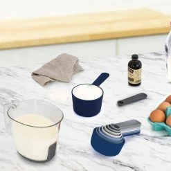 Magnetic Nested Measuring Cup Set System in Blue by Spectrum -Cheap Bakeware Store blue spectrum measuring cups measuring spoons 12015 999 4f 1000