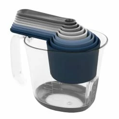 Magnetic Nested Measuring Cup Set System in Blue by Spectrum