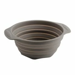 Silicone 8 in. Collapsible Colander. BPA Free Heat Resistant Dishwasher Safe by AMERCOOK