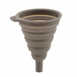 4.5 in. Florina Collapsible Silicone Funnel BPA Free Heat Resistant Dishwasher Safe by AMERCOOK