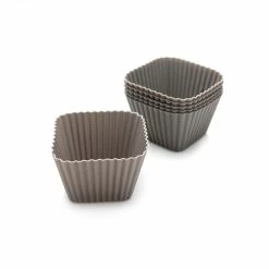 Durable Silicone Muffin Cupcake Mold. BPA Free, Heat Resistant, Dishwasher Safe. Florina by AMERCOOK