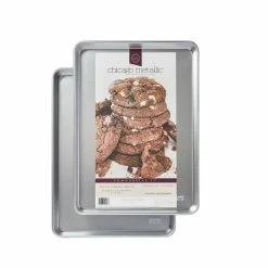 Commercial II Jelly Roll Pans (Set of 2) by Chicago Metallic -Cheap Bakeware Store chicago metallic baking sheets 49823 44 1000