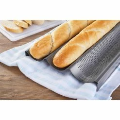 Commercial II Perforated Baguette Pan by Chicago Metallic -Cheap Bakeware Store chicago metallic bread pans loaf pans 59609 31 1000