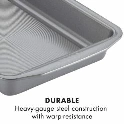12-Cup Gray Nonstick Bakeware Muffin Pan by Circulon -Cheap Bakeware Store circulon baking sheets 47482 44 1000