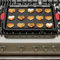 3-Piece Cookie Sheet Set by Classic Cuisine -Cheap Bakeware Store classic cuisine baking sheets hw031088 1f 1000