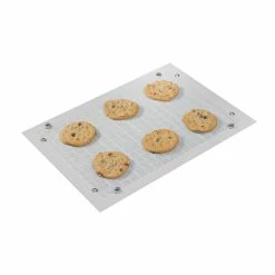 15.75 in. x 11.8 in. Silicone Clear Leakproof Non-Stick Baking Mat with Corners Snap Buttons by Unbranded -Cheap Bakeware Store clear baking mats a678727 4f 1000