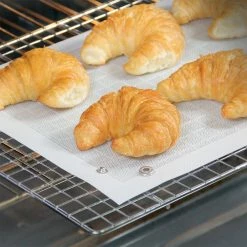 15.75 in. x 11.8 in. Silicone Clear Leakproof Non-Stick Baking Mat with Corners Snap Buttons by Unbranded -Cheap Bakeware Store clear baking mats a678727 fa 1000