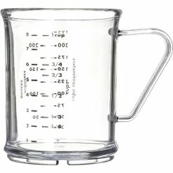 Polycarbonate Clear Measuring Cup by Carlisle -Cheap Bakeware Store clear carlisle measuring cups measuring spoons 431507 4f 1000