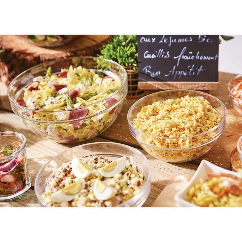 Stackable 10-Piece Glass Mixing Bowl Set by Luminarc 13 Stackable 10-Piece Glass Mixing Bowl Set by Luminarc - Image 13