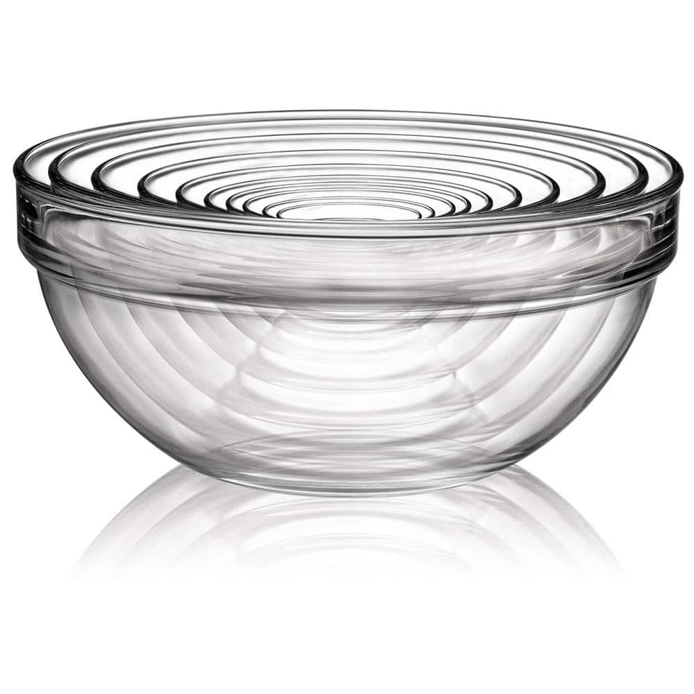 Stackable 10-Piece Glass Mixing Bowl Set by Luminarc 11 Stackable 10-Piece Glass Mixing Bowl Set by Luminarc - Image 11