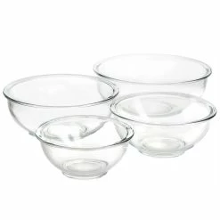 4-Piece Glass Nesting Mixing Bowl Set by MARTHA STEWART