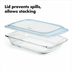 Good Grips 3.0 qt. Glass Bake, Serve and Store Dish with Lid by OXO 11 Good Grips 3.0 qt. Glass Bake, Serve and Store Dish with Lid by OXO -Cheap Bakeware Store clear oxo casserole dishes 11176400 c3 1000