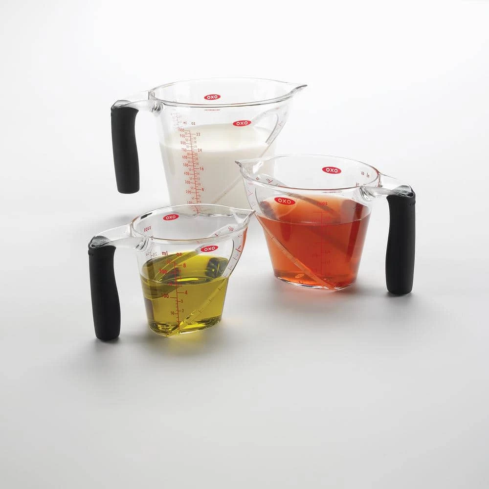 Good Grips 3-Piece Angled Measuring Cup Set by OXO 6 Good Grips 3-Piece Angled Measuring Cup Set by OXO - Image 6